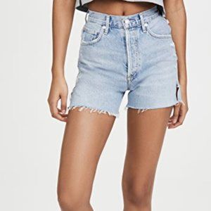 AGOLDE Dee high rise denim shorts